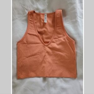 Athleta Aurora Crop Rib Tank